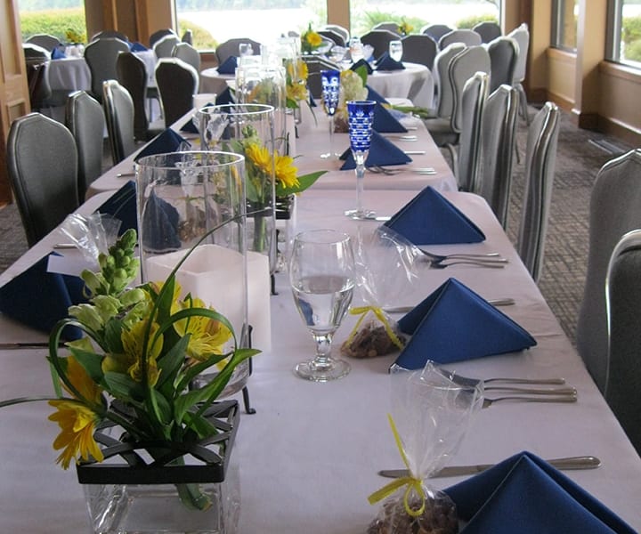 Elegant event setup at Tellico Village